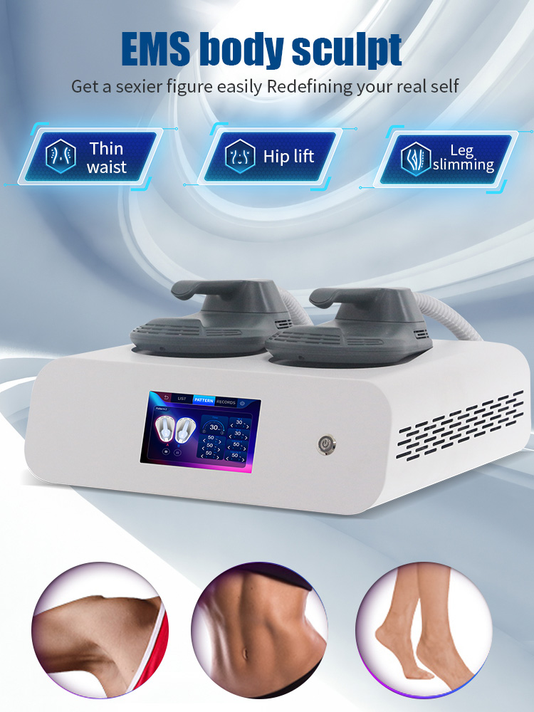 Body Slimming Machine HI EMT 200HZ 6500W RF Body sculpt Fat Removal EMS Electromagnetic Muscle Stimulator Ultra 2 4 5 Handle Optional