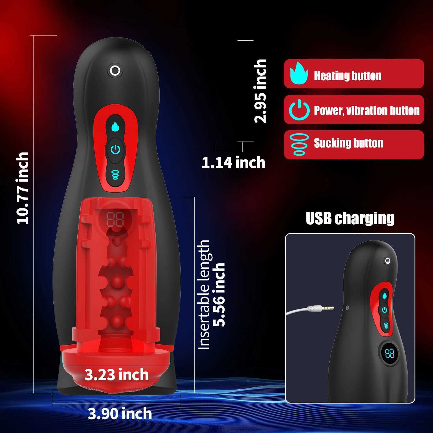 Automatic Male Masturbator Cup Sucking Vibration Blowjob Masturbation Real Heated Vagina Pocket Adults Sex Machines Toys For Men W250621