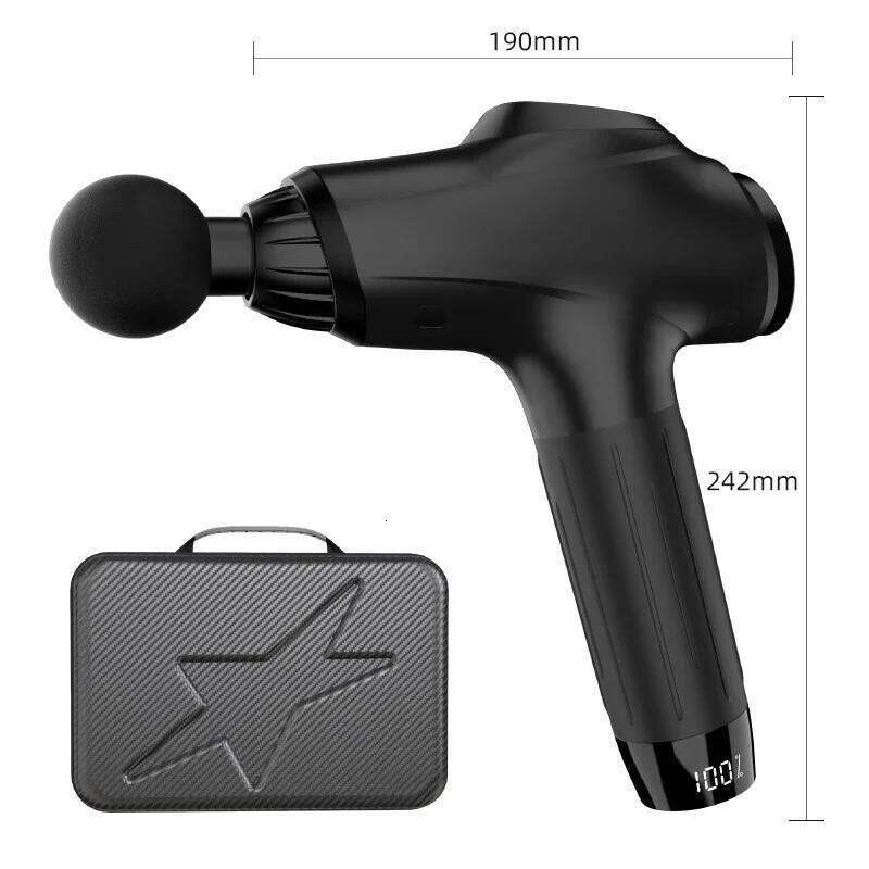 Professional Fascia 4800Mah Deep Tissue Percussion Vibrat Massage Gun Fiess Back And Neck Muscle Relaxation Massager
