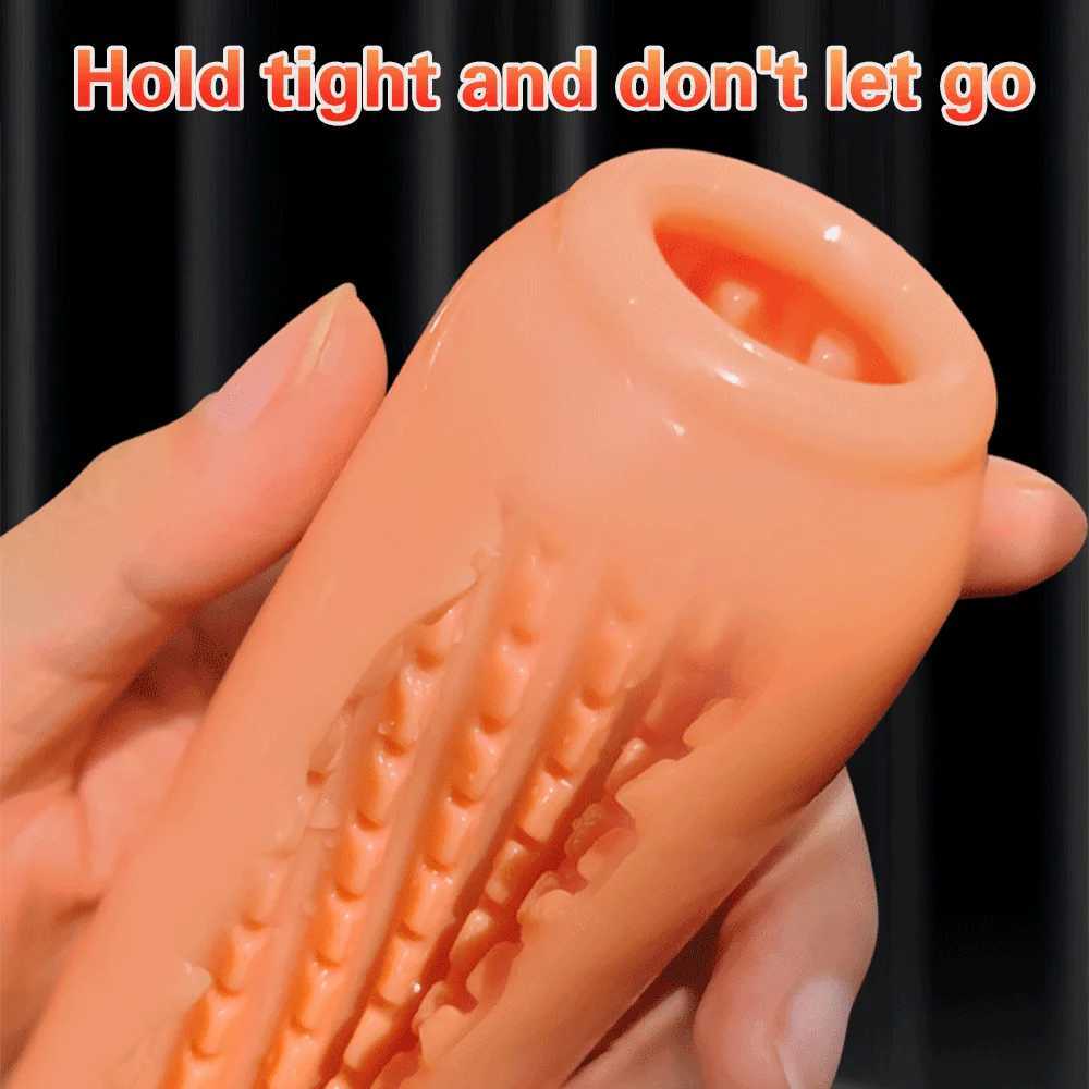Male Masturbator Cup Realistic Vagina Soft Pocket Pussy Blowjob Penis Exercise Massager Erotic Sex Toys For Men Adult Supplies W250621