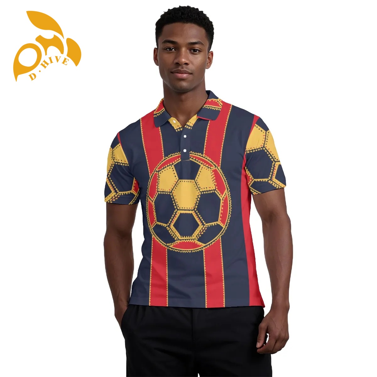 2025 new design All-Over Print Men's Polo Collar Jersey High-quality fabric Fashion attractive High comfort level High quality
