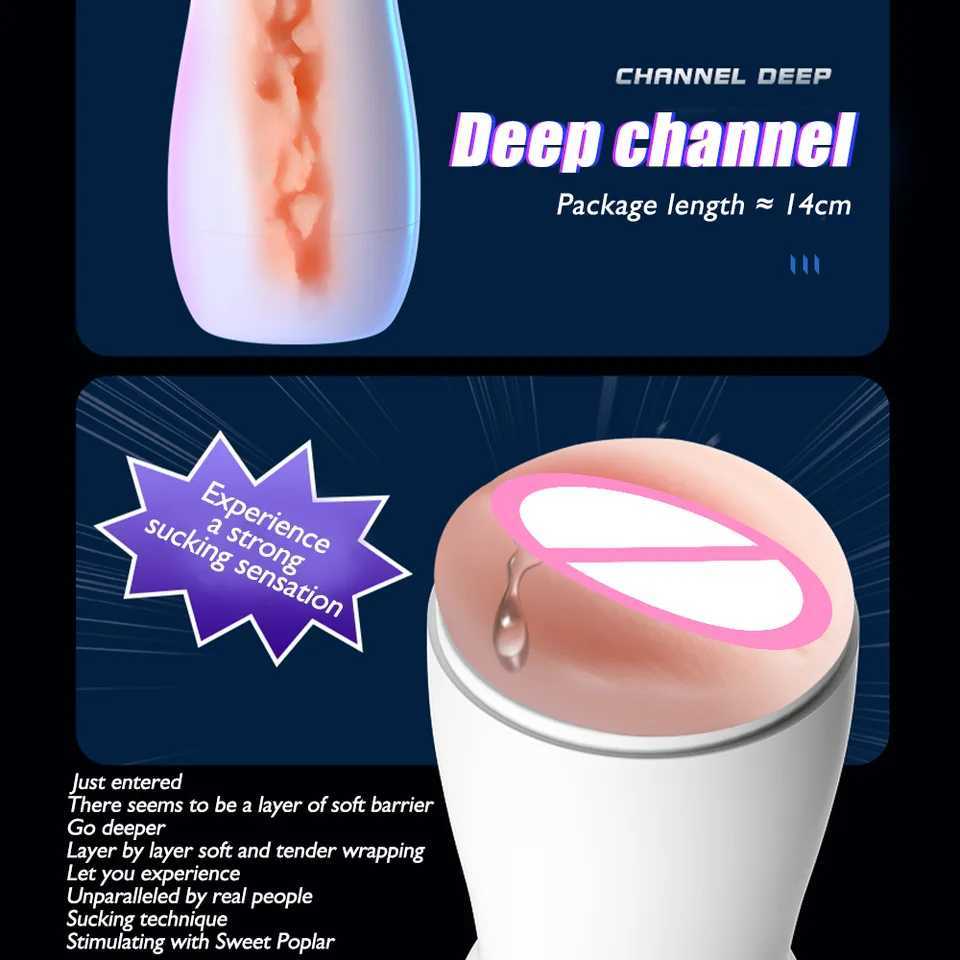 Adult Erotic Toys Male Masturbator Cup Pocket Vagina Pussy Vaginal Penetration Penis Trainer Masturbation Toys for Men W250621