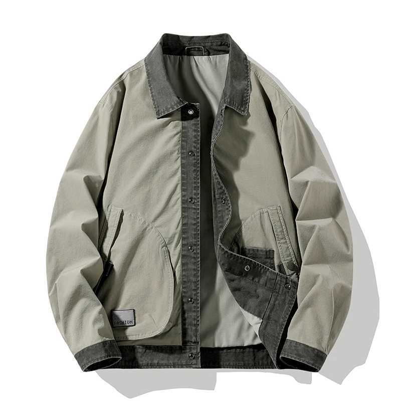 TRAF 2024 Spring Fall Casual Comfortable Mens Jacket Fashion Youth Day Fashion Mens Fashion All Match Custom Coat Men XJ250621