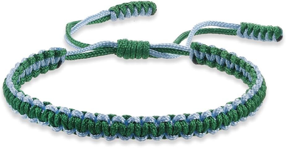 Tibetan Buddhist Bracelets for Women Men Handmade Braided Rope String Lucky Protection Wristbands Prayer Family Couple Jewelry