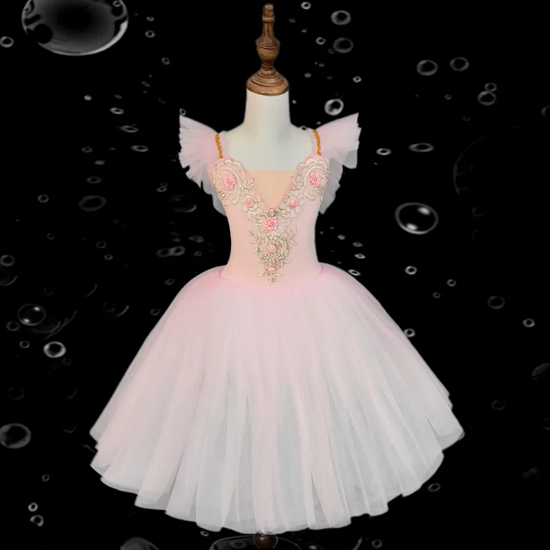 Girls' ballet dresses, dance dresses, campus dance programs, ballet dancer costumes, stage collective performance costumes