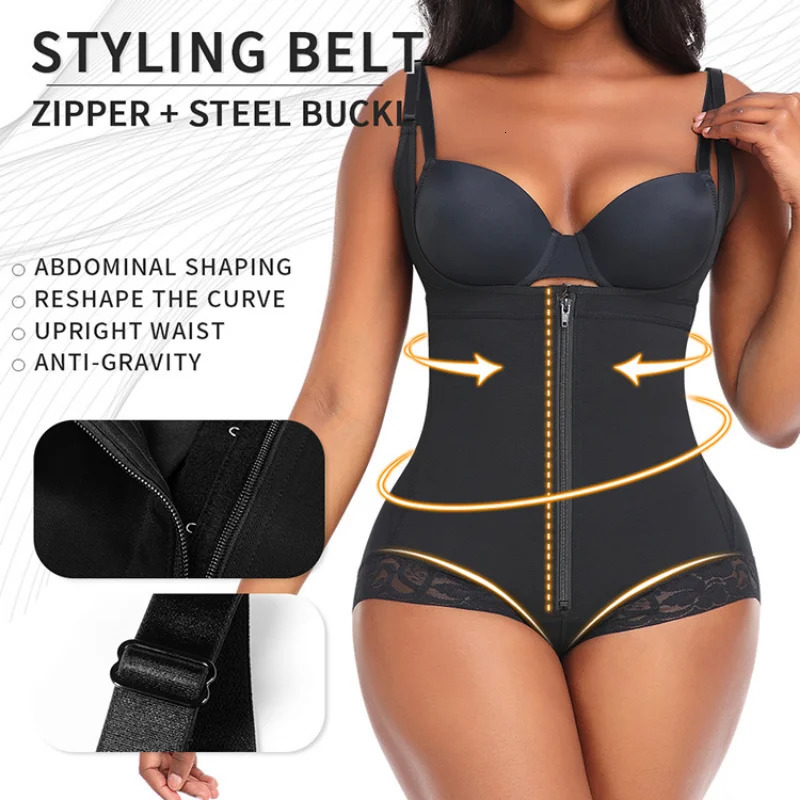 Bodysuit for Women Shapewear Body Shaper Butt Lifter No Pad Tummy Control Slimming Plus SizeS-6XL Lingerie Fajas Colombianas 250617