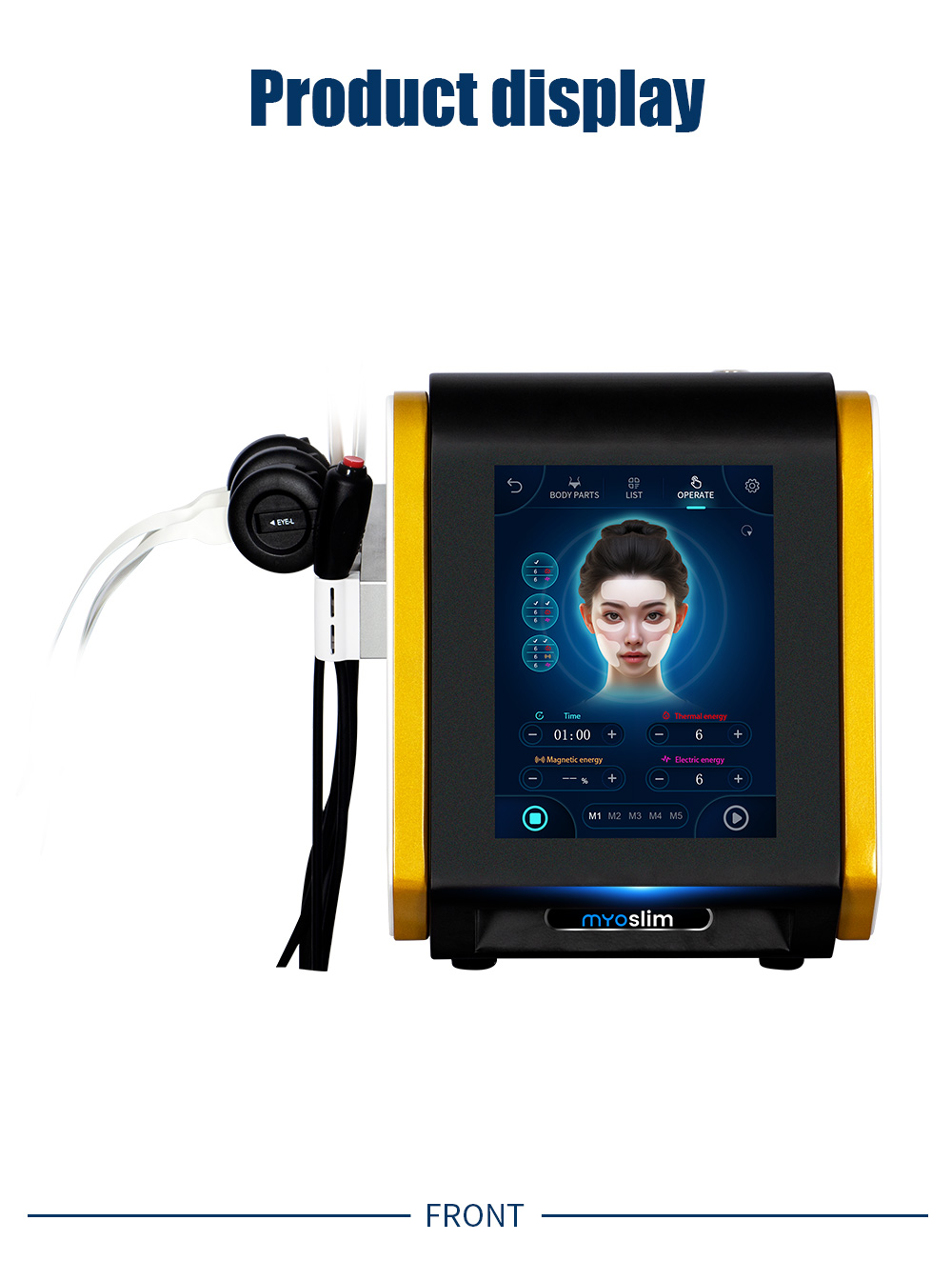 MYOSLIM Muscle Toning Skin Tightening Increase Muscle Ems Building Face Liftting Anti Ageing for Salon Machine Professional