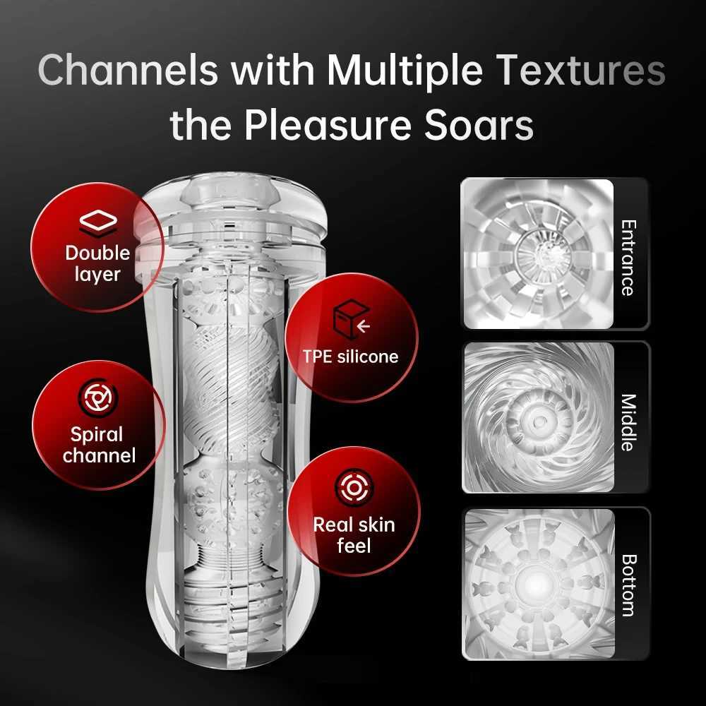 DRYWELL Masturbator Male Sex Toys for Men Japan Masturbator for Men Realistic Vagina Silicone Pocket Pussy Man Masturbation W250621