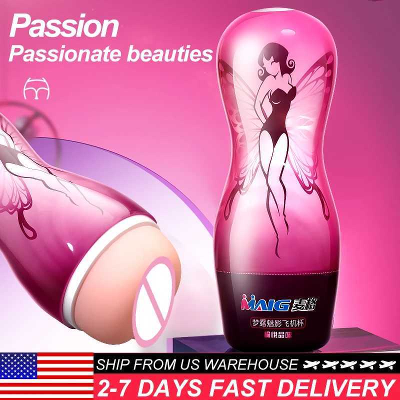 Marilyn Male Masturbator Adult Erotic Toys Silicone Masturbation Cup Penis Exerciser Male Deformable Sex Toys Blowjob Sex Shop W250621