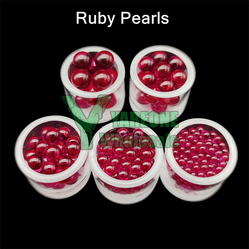 Ruby Terp Pearls 2mm 3mm 4mm 5mm 6mm Puffco Quartz Banger Insert Beads YAREONE Wholesale