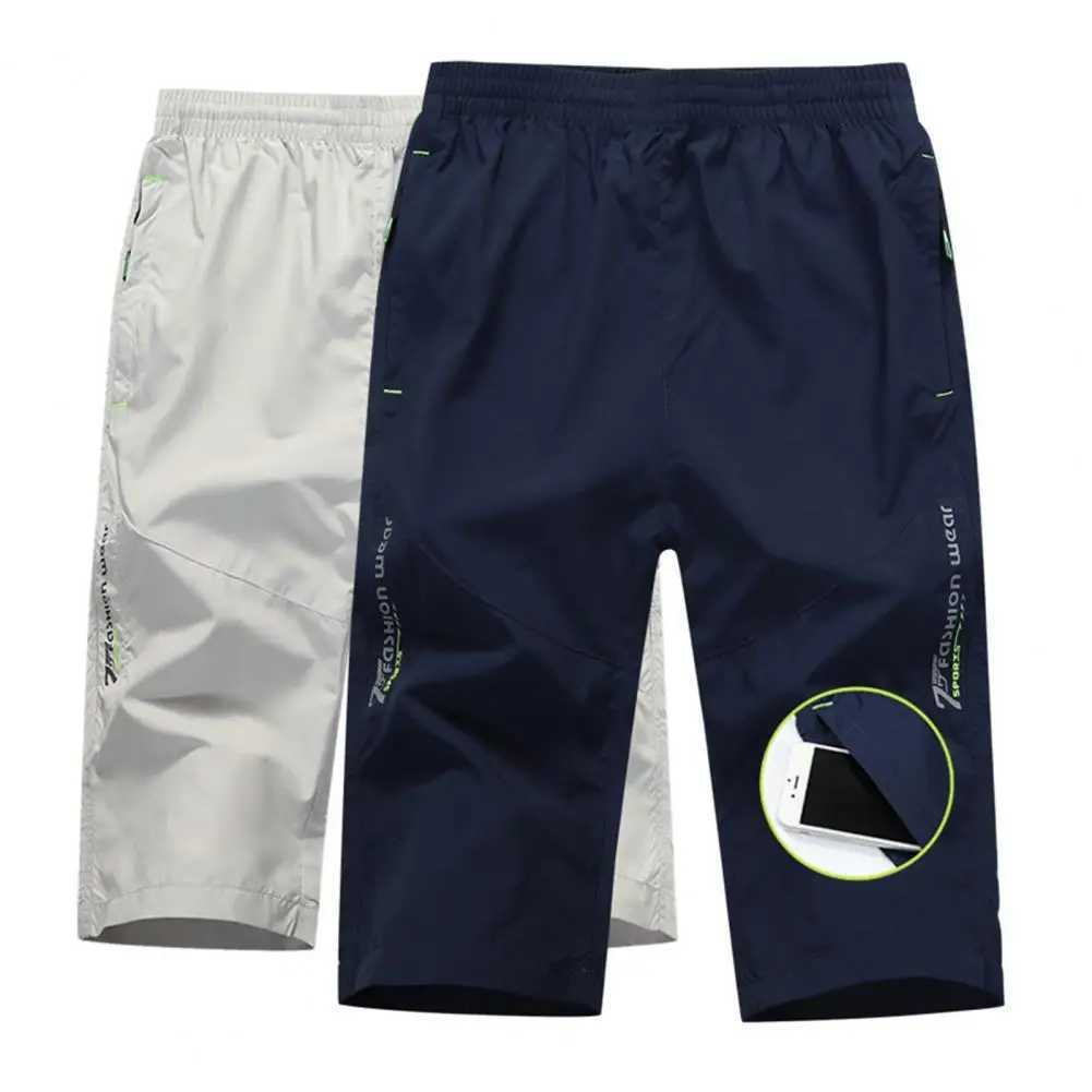 Men Shorts Summer Pants Bottoms Drawstring Popular Slim Quick Dry Pants Breathable Multi Pockets Cargo Pants W250621