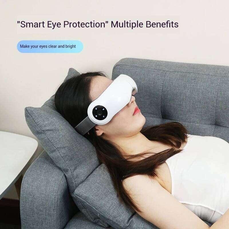 Electric Massager Hot Compress Vibration Massage Bluetooth Music Relief Stress Fatigue Relax Foldable Eye Care Smart Glasses