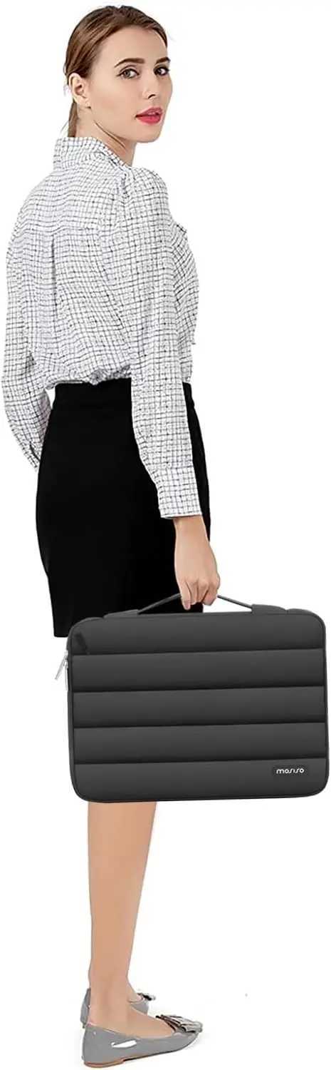 Laptop Briefcase Sleeve for MacBook Air Pro M4 M3 M2 M1 13 14 15 15.6 16 inch HP Dell Lenovo Asus Notebook Computer Bag Case Z250621