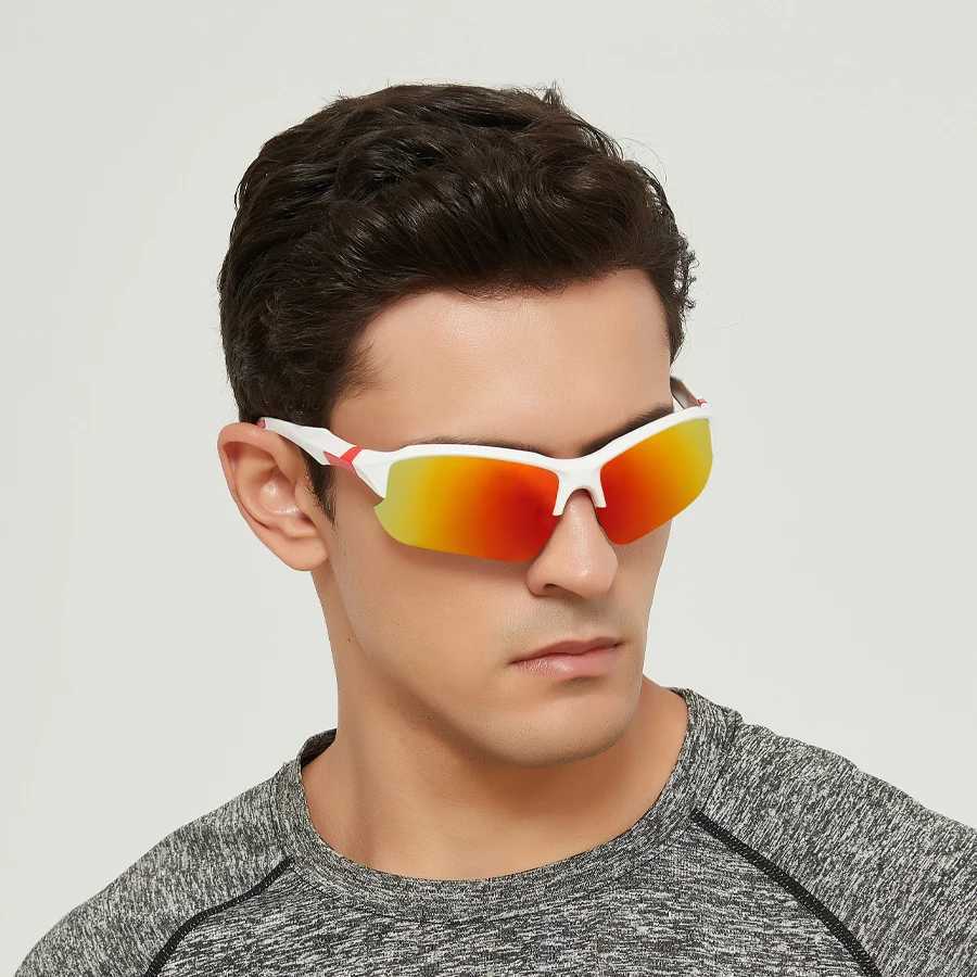 Fashion Vintage Half Frame Fishing Cycling Sports Sunglasses Men Women Running Mountaineering Sport Sun Glasses UV400 Eyewear W250621