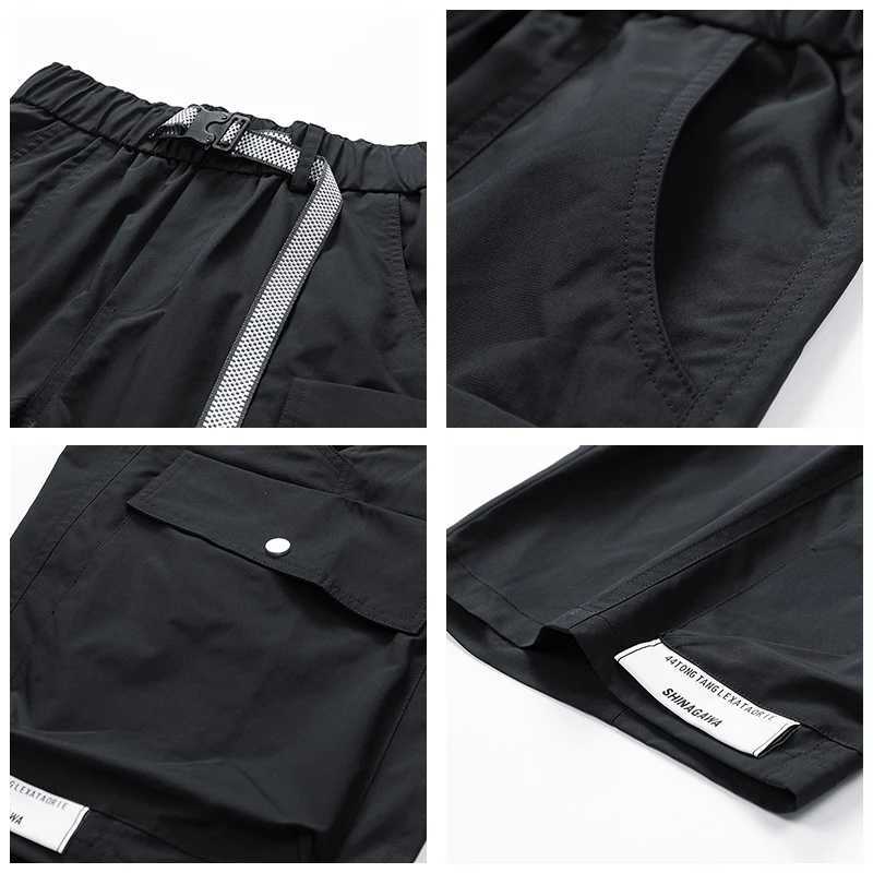 Men Comfort Breathable Sports Shorts Summer New Multiple Pockets Casual Shorts Outdoor Fashion Mountaineering Cargo Shorts W250621