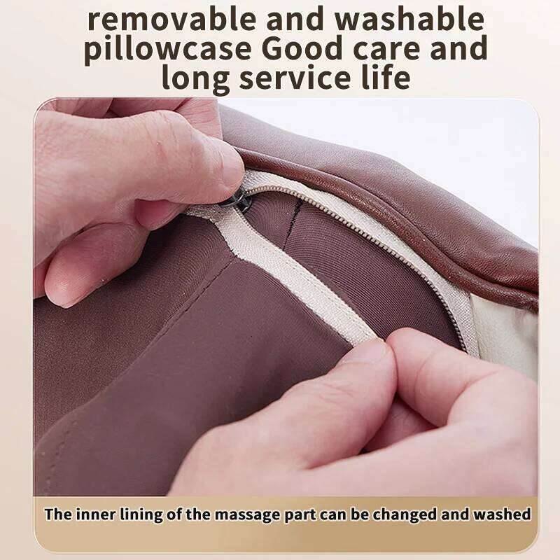 (With Gift Box) Electric Cervical Massage Shawl Wireless Rechargeable Portable Heated Kneading Neck Massager 2024 Shiatsu Body