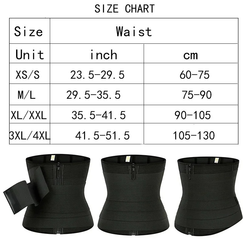 9 Steel Bone Waist trainer body shaper Belt Adjustable Belly Tummy Control Snatch Me Up Wrap Stretch Band Slim Body Shaper Women 250617