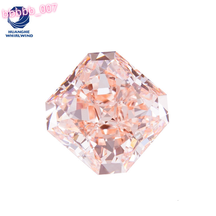 Fancy Color IGI Certified Pink CVD Lab Diamond Pear Oval Radiant Princess Cut Fancy Shape Lab Grown Diamond HPHT Loose Diamond