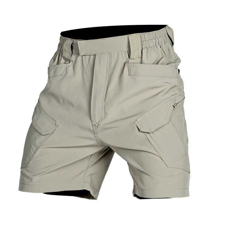 Men Urban Military Tactical Shorts Outdoor Waterproof Wear Resistant Cargo Shorts Quick Dry Multi pocket Plus Size Hiking Pants W250621