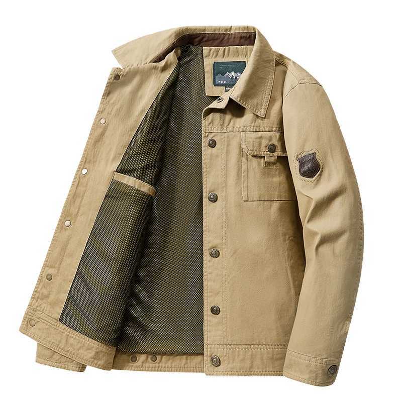Cargo Jackets New Autumn Men Casual Windbreaker Fashion Bomber Jacket Coat Male Baseball Jackets Camping Outerwear Mens Clothing XJ250621