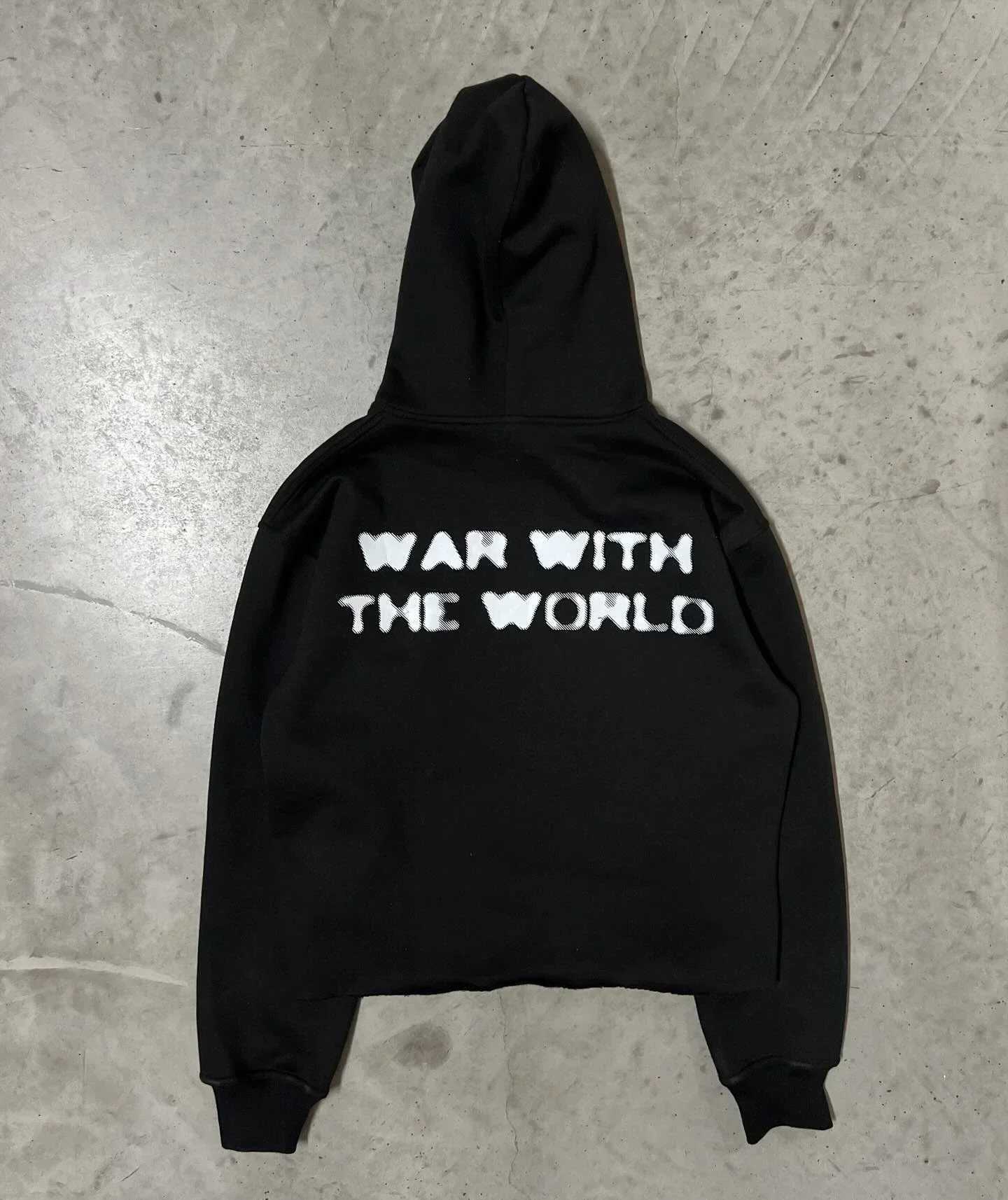 Womens Large Hooded Sweatshirt Retro Long Sleeve Streetwear with Portrait Print Y2K Gothic Harajuku Sweater from the 2000s XJ250621