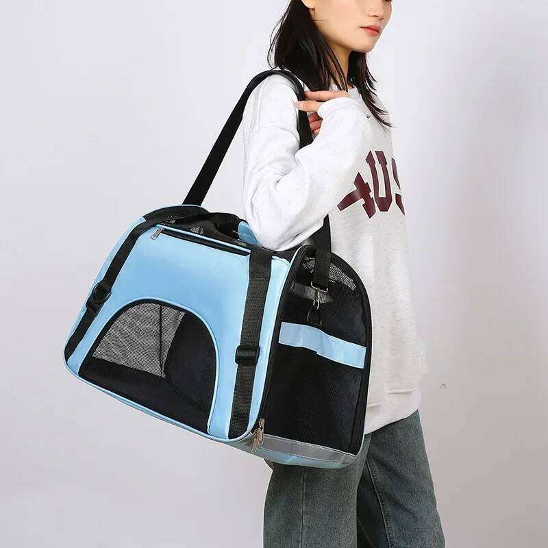 Designer Bag Cat Portable Dog Mesh Breathable Carrier Bags For Small Dogs Foldable Cats Travel Pet Bag Handbag