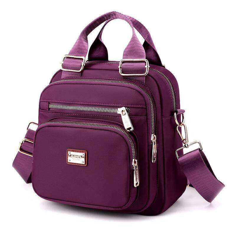 Fashion Multi-Pocket Design Women Daypack High Quality Durable Nylon Female Shoulder Bag Casual Girls Small Shopping Backpack