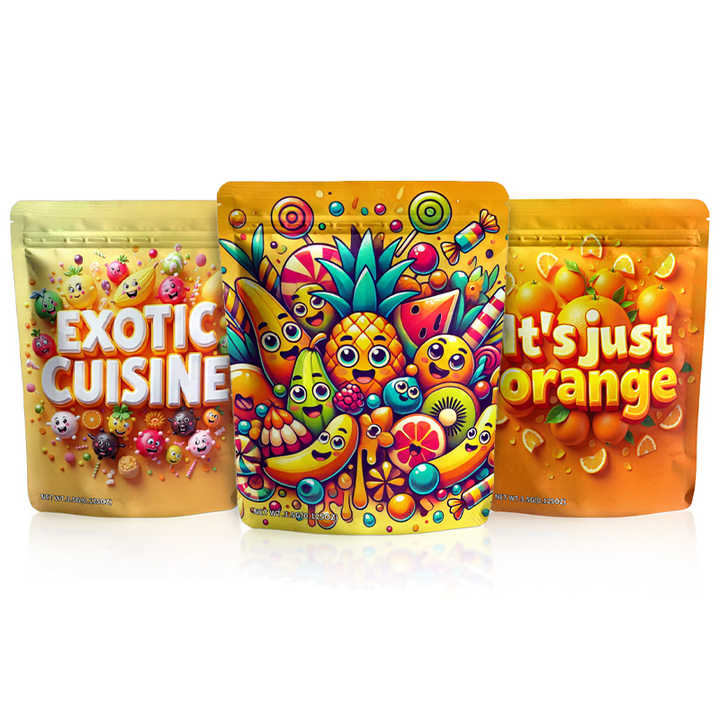 Custom Christmas Mylar Bags Standing up Pouch Food Powder Tea Coffee Self-supporting Packaging Zipper Bag