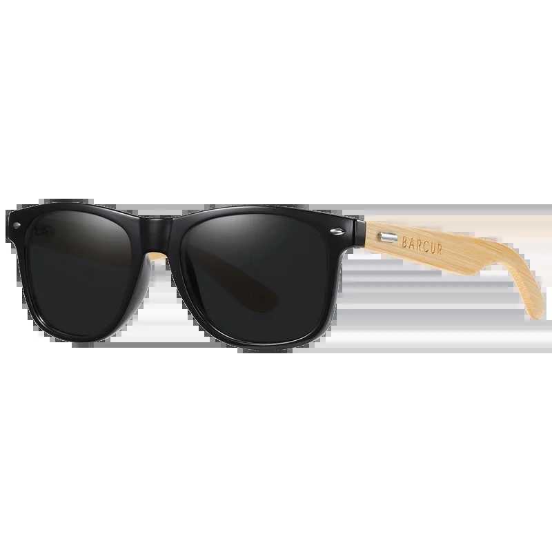 BARCUR Pink Sunglasses Wood Bamboo Sun Glasses Women Fashion Mirror Eyewear Men Brand Designer W250621