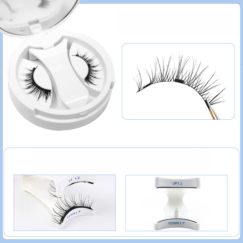 Magnetic False Eyelashes One-Piece Box Set No Glue Natural Dense Cross-Border Hot-Selling Quantum Magnetic False Eyelashes Wholesale New Free Delivery