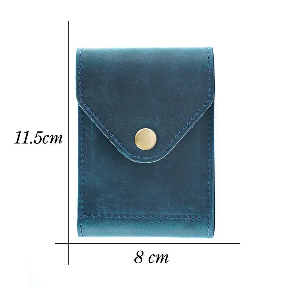 Genuine Leather Credit ID Card Holder Driver License Cover Crazy Horse Leather Ancient Design Fashion Card Case Slim Wallet Z250621
