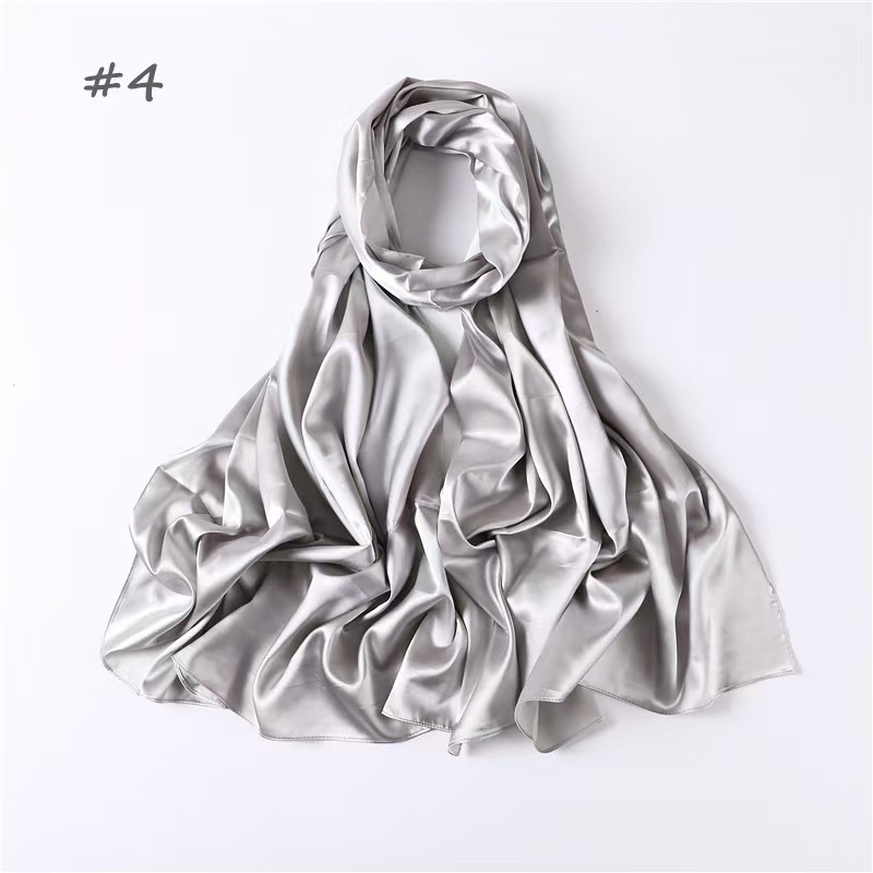 T1028 New Silk Long Scarf Women's Shawl Head Cover Scarf