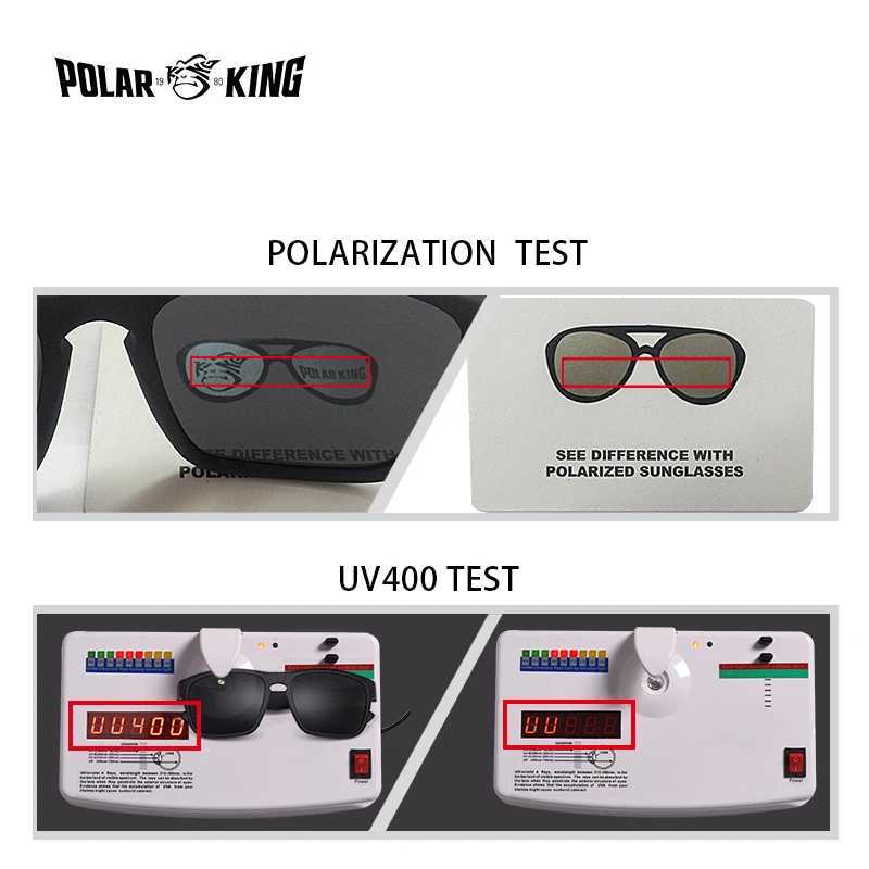 POLARKING Brand Polarized Sunglasses For Men Plastic Oculos de sol Mens Fashion Square Driving Eyewear Travel Sun Glass W250621