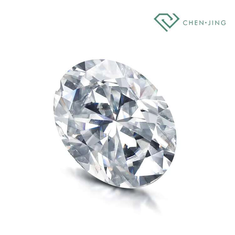 China Cheap Price 0.1-2ct IGI HPHT Oval Cut Diamond Fancy Shape Customized Lab Loose Diamond Oval Shape CVD Lab Grown Diamond