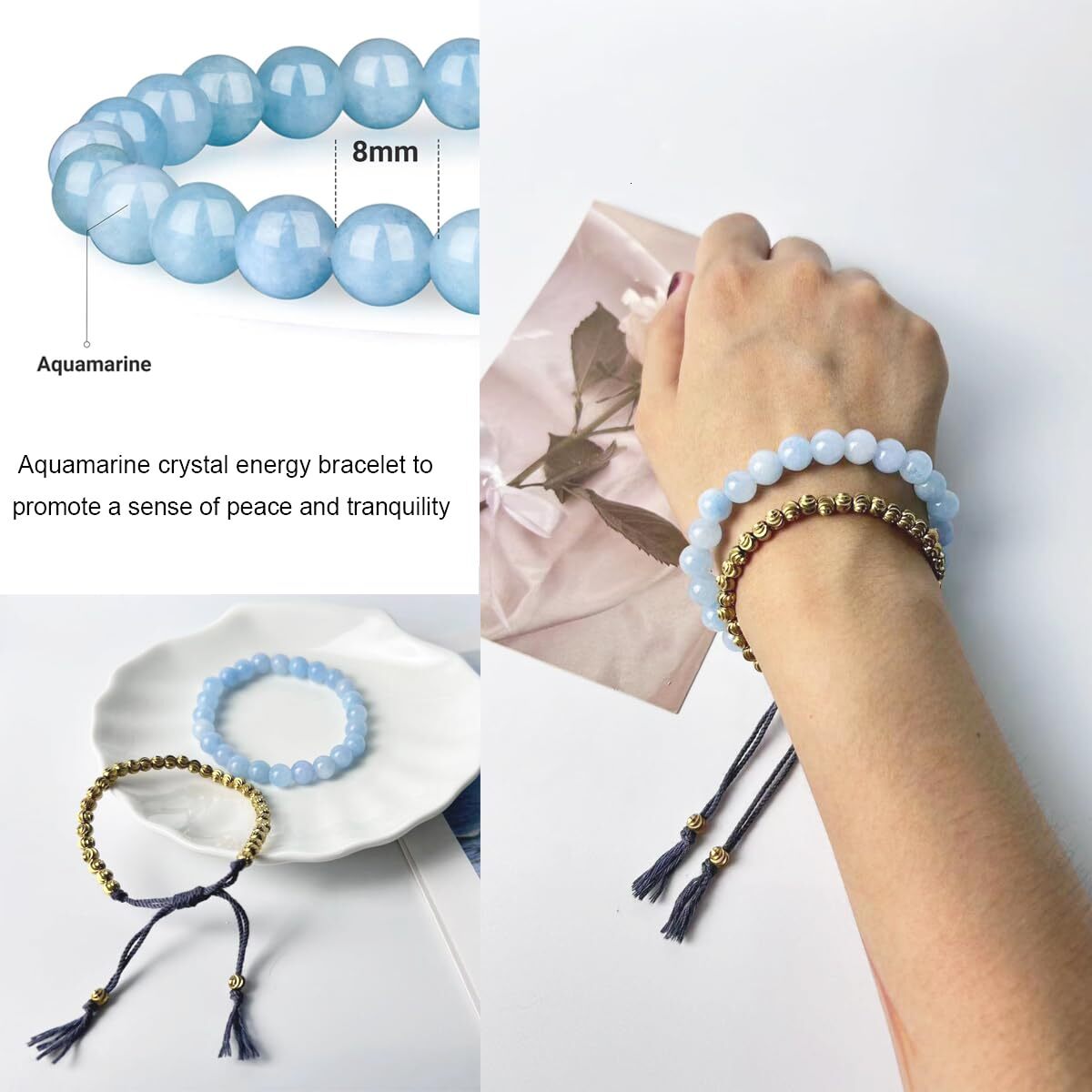 Divine Protection Attract Prosperity Bracelet Luxury jewelry Buddhist Consecration Ward Off Evil Natural high-quality crystal beads