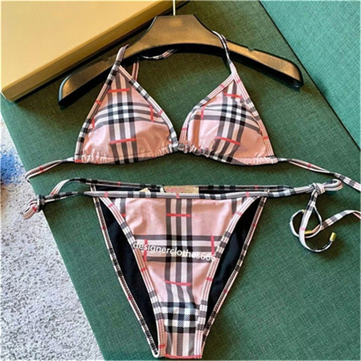 Designer Bikini Women Sexy Swimwear Summer Fashion Swimwear Monogram print short suit Thong Bra Beach Party suit High-end bikini pool party suit s-xl A10