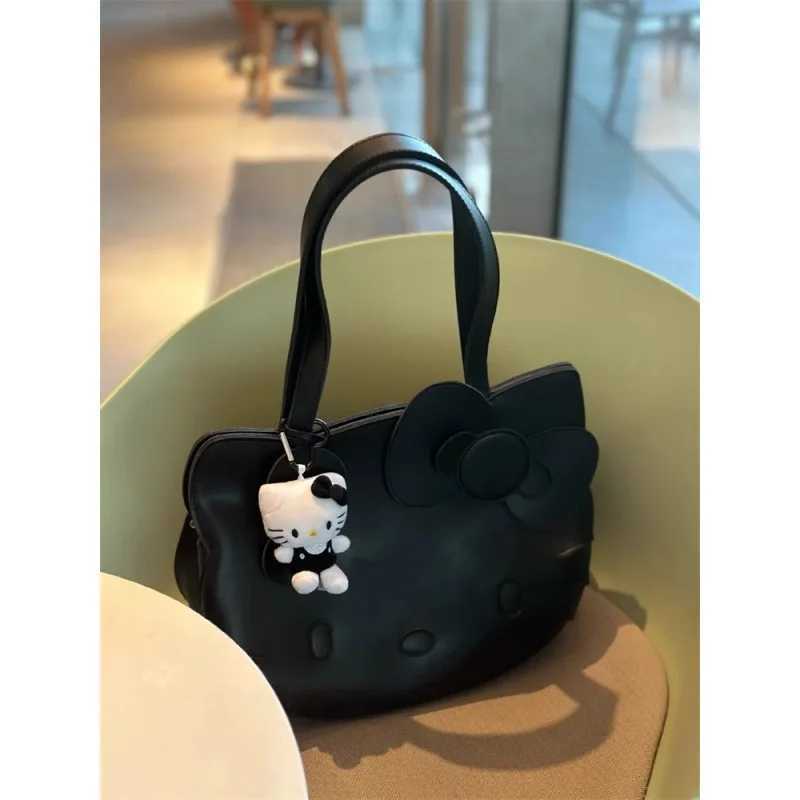 Sanrio Kawaii Hello Kitty Large Capacity Handheld Fitness Bag Women Anime Sanrio Girly Heart Cute Commuter Shoulder Bag Girls Giftw250621