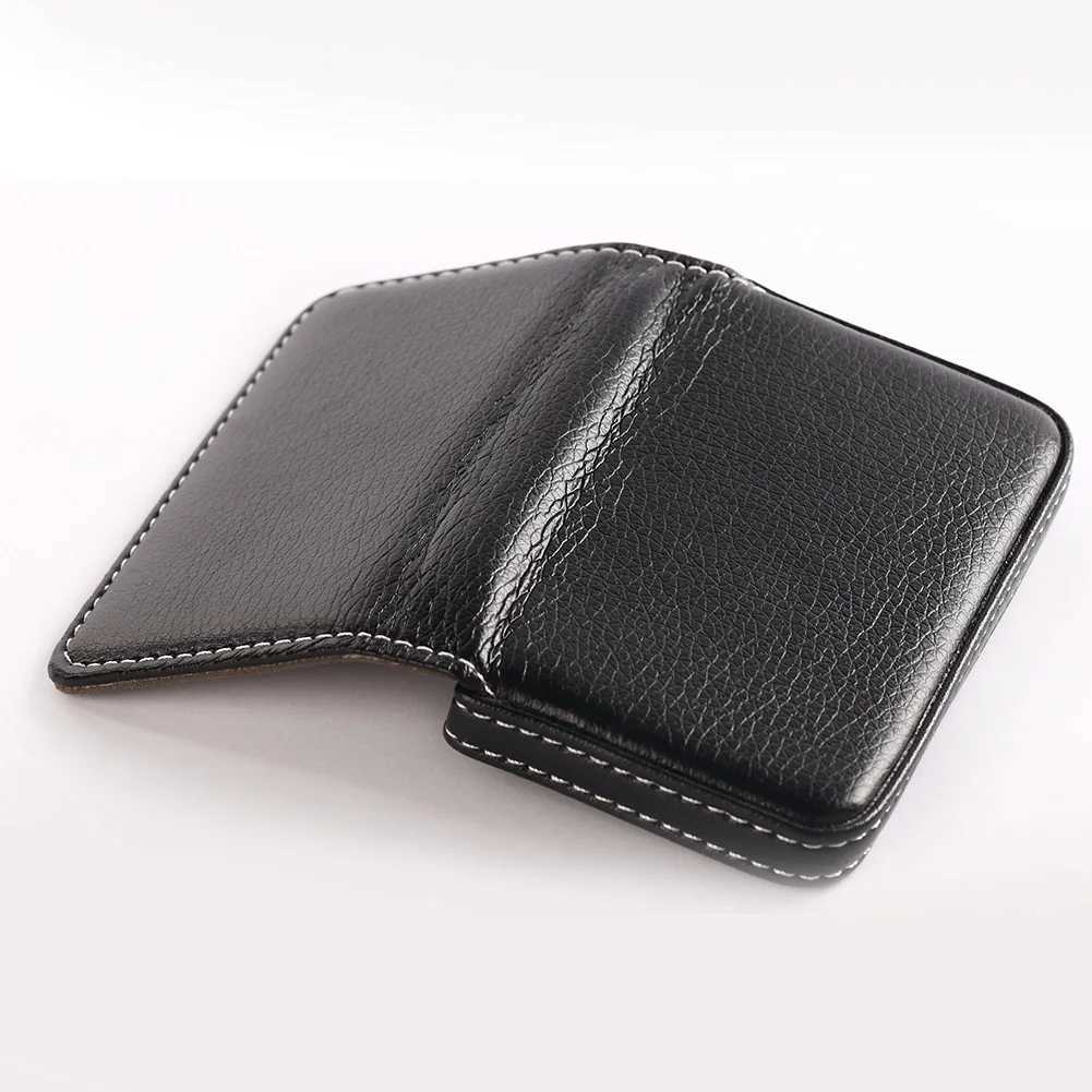 Solid Color PU Leather Business Card Holder Name Card Holder Card Book Large Capacity Card Package Card Holder Card Organizers Z250621