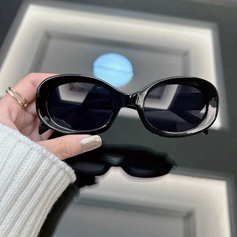 Fashion Oval Round Sunglasses Women Brand Designer Retro Sun Glasses Female Vintage Frame Mirror Outdoor Sunglasses W250621