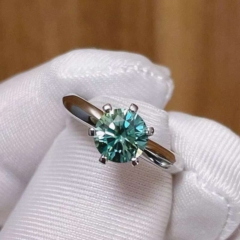 Moissanite Engagement Rings Excellent Quality Color 925 Sterling Silver Moissanite Wedding Ring
