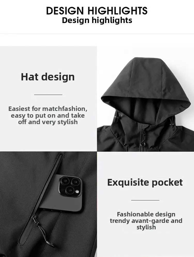 Jacket mens coat spring and autumn 2025 new casual versatile trend loose couple paragraph rushing clothes for men and womenXJ250621