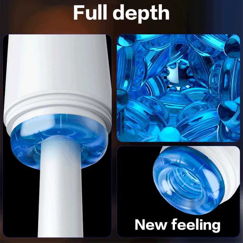 6-Speed Suction Male Masturbator Rotating+Touch LCD 0-Freq Vibration Smart Sound Discreet Design-Adult Pleasure Toy for Men W250621