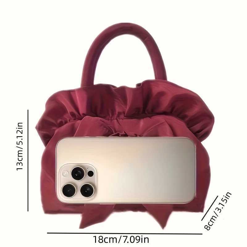 Handmade Bow Lace Handbag 2025 New Womens Crossbody Phone Purse - Fashion Clutch Wallet for Mom Lightweight Shopping Tote XJ250620