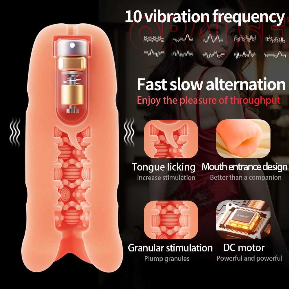 Automatic Deep Throat Blowjob Cup Male Penis Training Masturbator Vagina Sucking Male Glans Stimulation Oral Sex Toys For Men 8 W250621