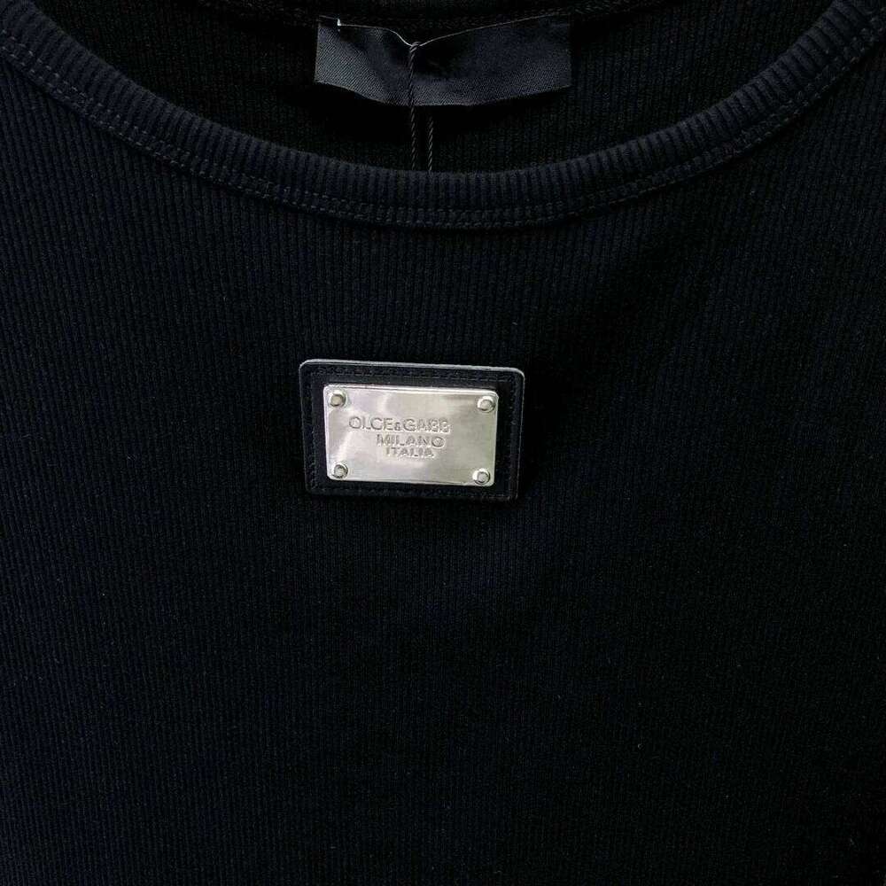 high-quality designerdesigner Summer New Metal Letter Vest Slimming U-Neck Top Trendy Base Layer Garment For Smooth Slim Fit European And American Sty