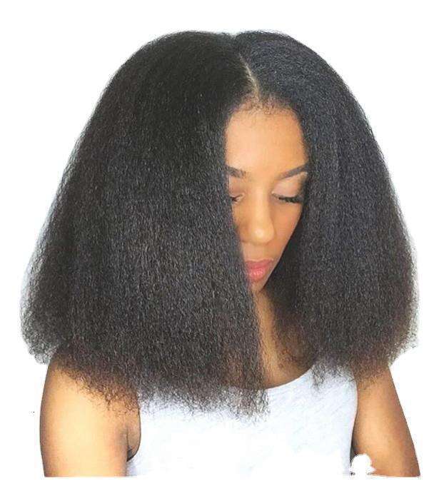 New Women's Middle Part Short Straight Hair High-Temperature Synthetic Wig Cap