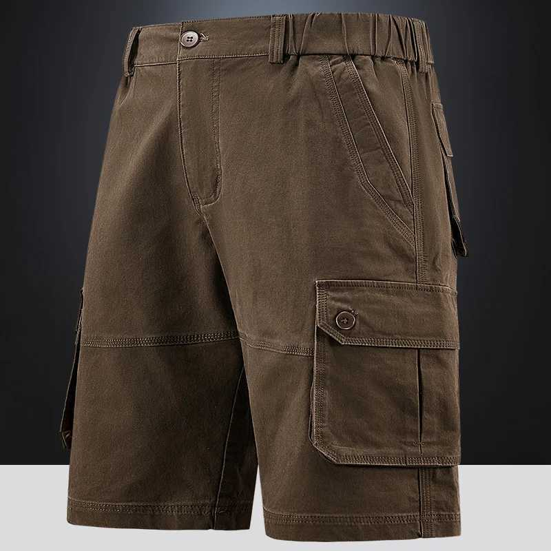 For 2025 Summer New Mens Casual Pants Beach Shorts Military Cargo Work Mens Short Pants Oversized W250621