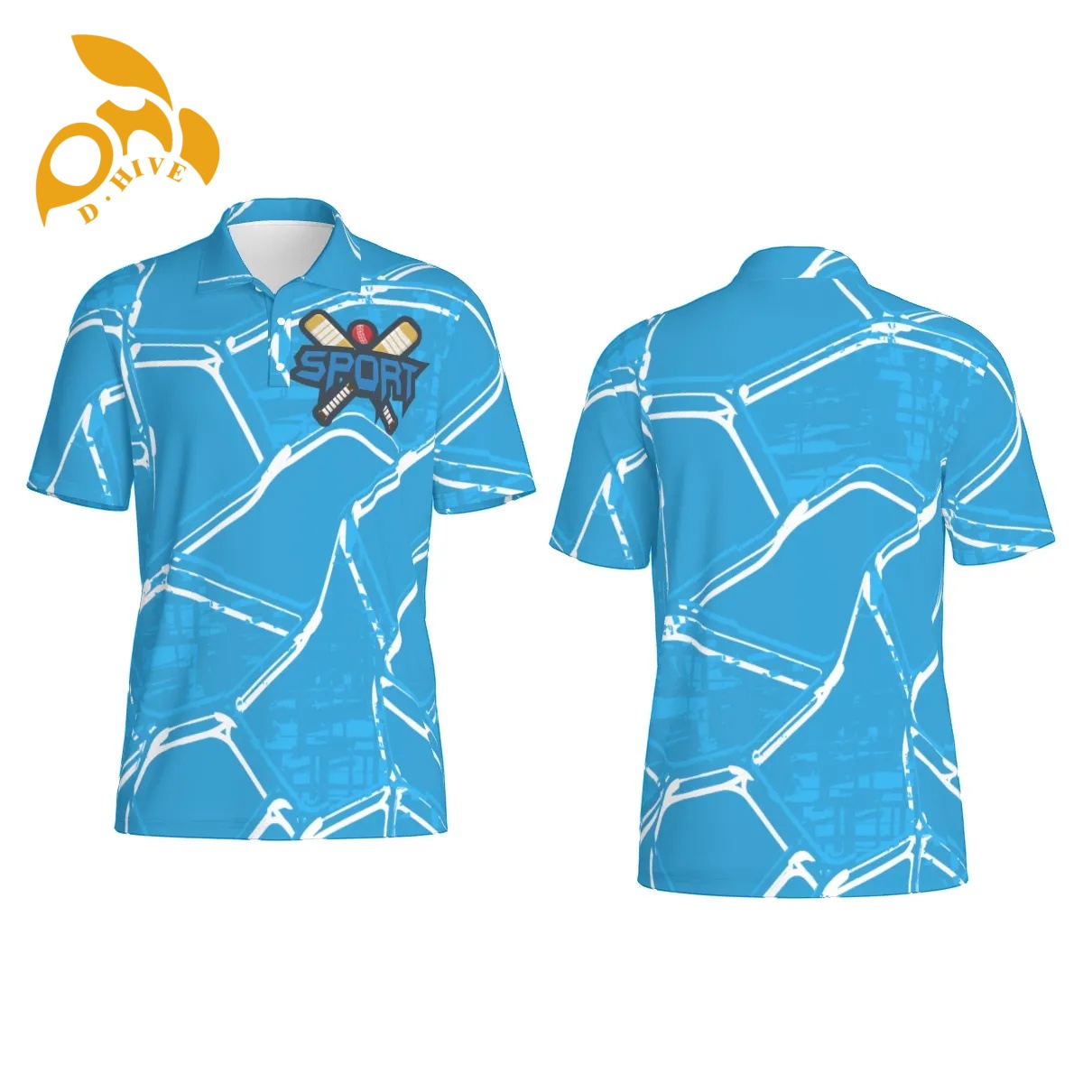 2025 new design All-Over Print Men's Polo Collar Jersey High-quality fabric Fashion attractive High comfort level High quality Suitable for sport