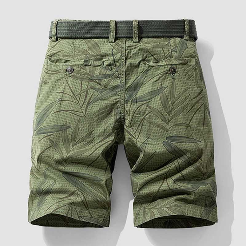 Men Summer New Casual Vintage Classic Pockets Camouflage Cotton Cargo Shorts Men Outerwear Fashion Twill Cotton Jogger Shorts Male W250621