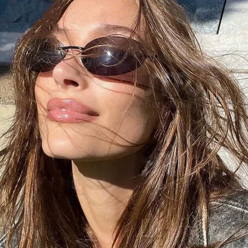 New Luxury Punk Sports Sunglasses Women Brand Designer Glasses Y2K One Piece Sun Glasses Men Goggle Shades UV400 Fashion Eyewear W250621